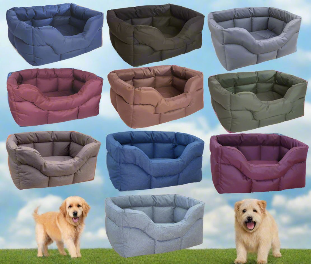 Heavy Duty Rectangular High Sided Waterproof Dog Beds – P&L Country Dog ...