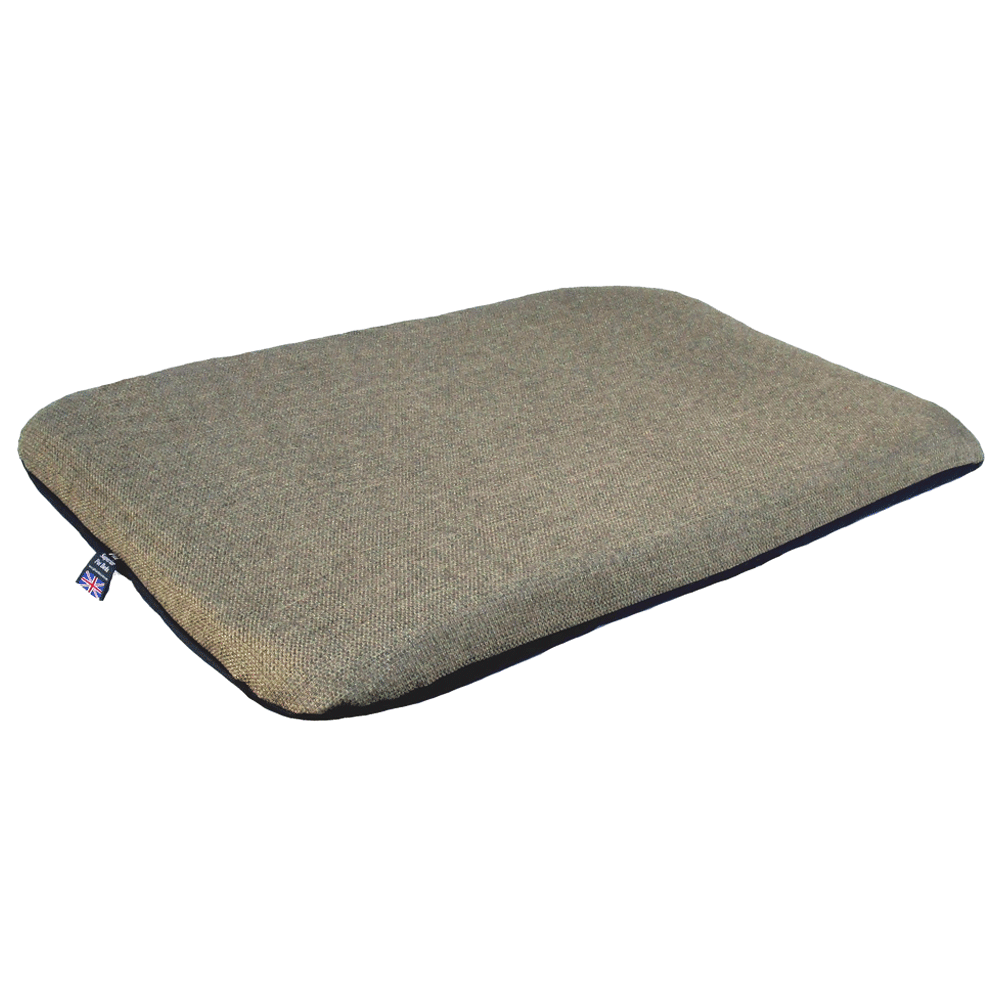 P&L Country Dog Heavy Duty Basketweave Dog Duvet with removable cover Dog Beds.  Tweed